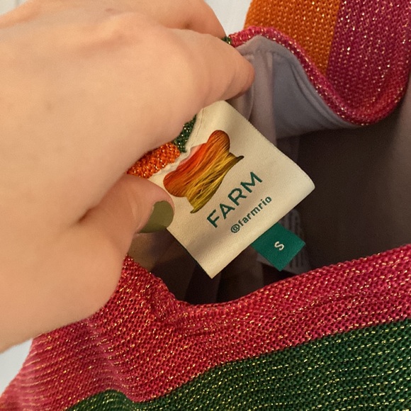 FARM Rio | Shimmering Striped One-Piece Swimsuit - Picture 10 of 12